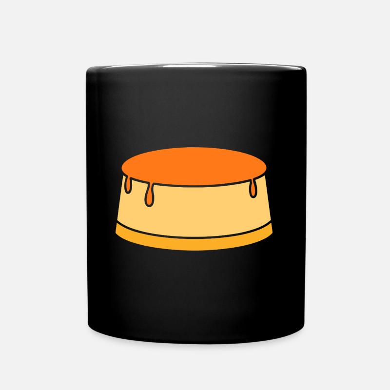 Flan - Mug uni - noir