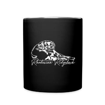 RHODESIAN RIDGEBACK Wilsign's Lionhound Dog - Full Colour Mug - black - Front