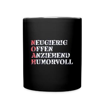 noah - Tasse einfarbig - Schwarz - Vorne