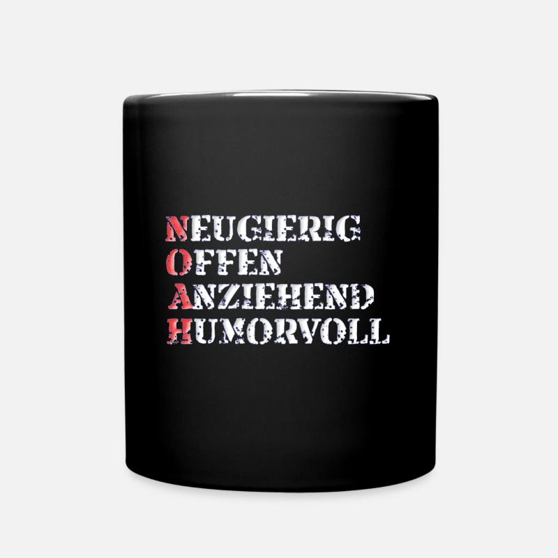 noah - Tasse einfarbig - Schwarz