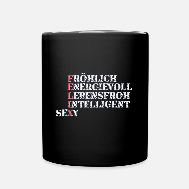 felix - Tasse einfarbig - Schwarz