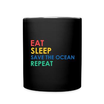 Sea Marine Biologist Marine Biology Ocean - Full Colour Mug - black - Front