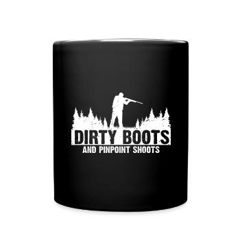 Drôle de conception de chasse au canard Hunter Hunting Duck Design - Mug uni - noir - Devant
