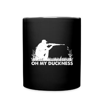 Duck Hunting Duck Hunting Hunter Duck Hunter Duck Hunter Design - Full Colour Mug - black - Front