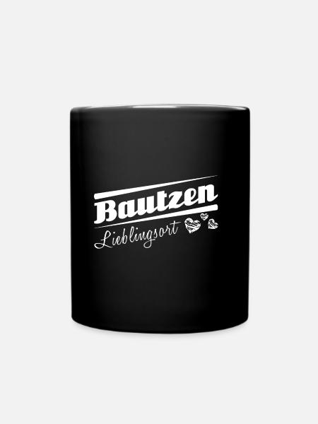 Bautzen - Lieblingsort mit Stadtnamen - Tasse einfarbig - Schwarz