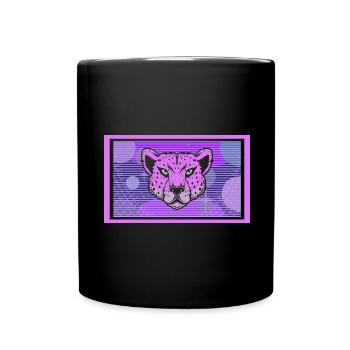 Cheetah Whisperer Wildlife Animal Zookeeper - Full Colour Mug - black - Front