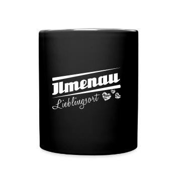 Ilmenau - Lieblingsort mit Stadtnamen - Tasse einfarbig - Schwarz - Vorne