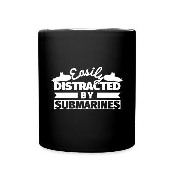 Sous-marin drôle dire amateur de sous-marin - Mug uni - noir - Devant