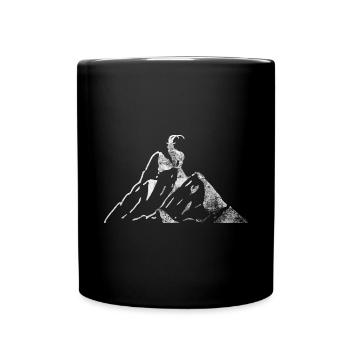 Montagne - (6) - Mug uni - noir - Devant