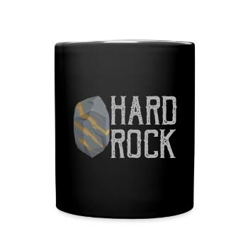Mineraliensammler und Erze Mineralien Fan - Tasse einfarbig - Schwarz - Vorne