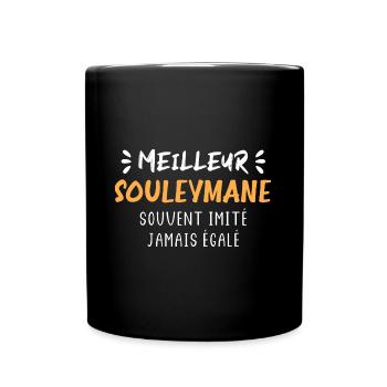 Souvent imité meilleur SOULEYMANE - Mug uni - noir - Devant