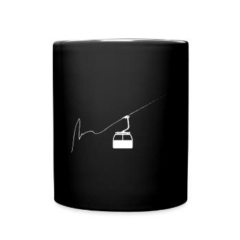 Skiing - (24) - Full Colour Mug - black - Front