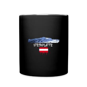 Steinplatte,mountain,mountains,Austria,ski area,ski - Full Colour Mug - black - Front