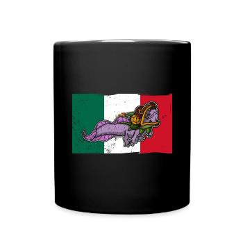 Quetzalcoatl Axolotl Mexique Divinité Aztèque - Mug uni - noir - Devant