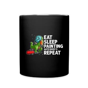 Car painter for body technicians - Full Colour Mug - black - Front