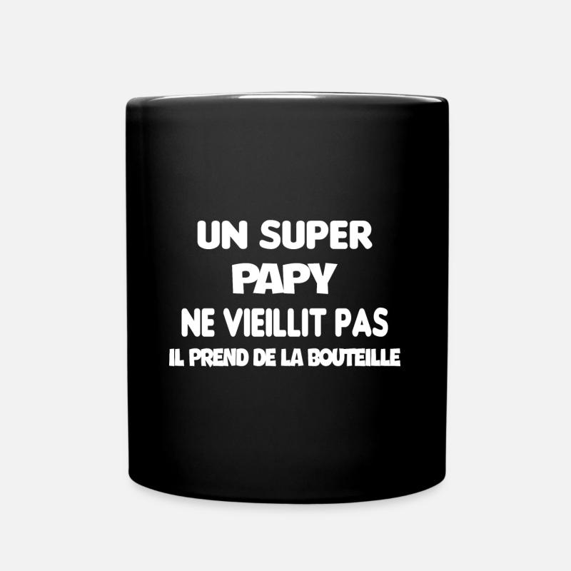 Super papy - Mug uni - noir