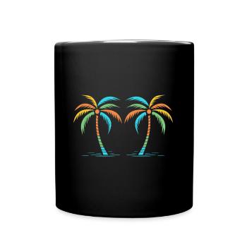 je suis en vacances - Mug uni - noir - Devant