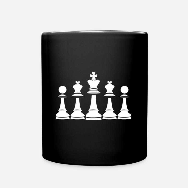 Jeux échecs - Mug uni - noir