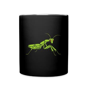 Mante religieuse - Mug uni - noir - Devant