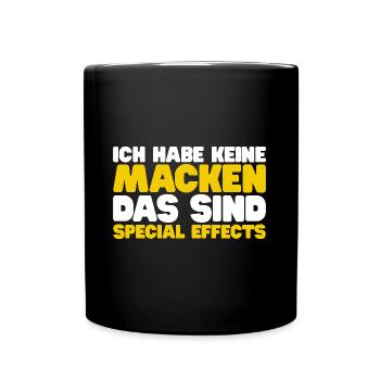 Pas de bizarreries, seulement des effets spéciaux - Mug uni - noir - Devant