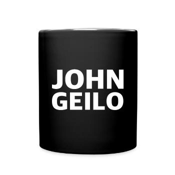 John Geilo | lustige Sprüche, Sarkasmus - Tasse einfarbig - Schwarz - Vorne