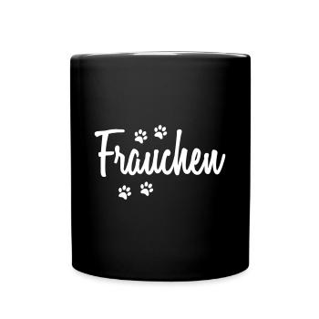Pattes de maîtresse - Mug uni - noir - Devant