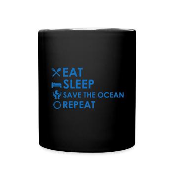 Sea Marine Biologist Marine Biology Ocean - Full Colour Mug - black - Front