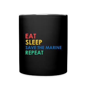 Sea Marine Biologist Marine Biology Ocean - Full Colour Mug - black - Front