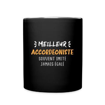 Souvent imité jamais égalé meilleur Accordéoniste - Mug uni - noir - Devant