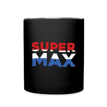 | Super Max Drapeau néerlandais - Mug uni - noir - Devant