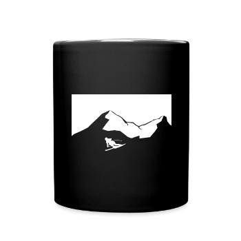 Alpinisme - Ski - (54) - Mug uni - noir - Devant