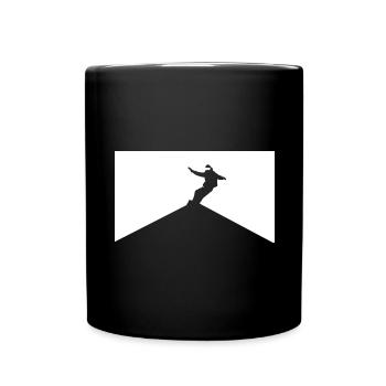 Snowboarding - (10) - Full Colour Mug - black - Front