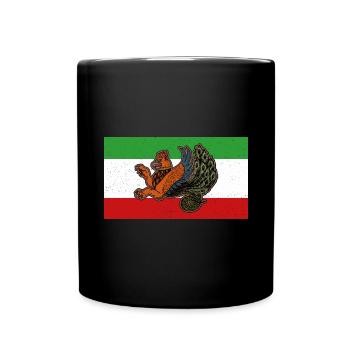 Faravahar Zoroastrianism Simurgh Persia - Full Colour Mug - black - Front