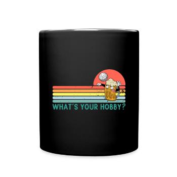 Volleyball Beer Beer Drinker Volleyball Coach - Full Colour Mug - black - Front