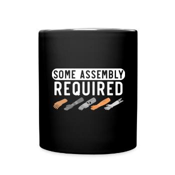 Une certaine assemblée nécessitait un handicap amusant Amput - Mug uni - noir - Devant