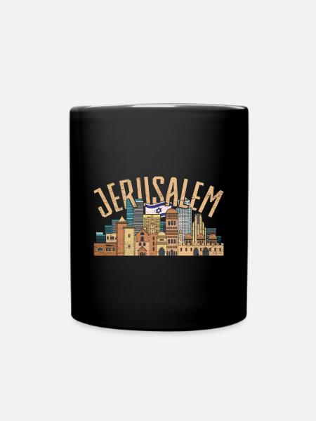 Jérusalem Cadeau Israël Israël - Mug uni - noir