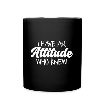 J’ai une attitude du Sud qui savait impertinent grossier - Mug uni - noir - Devant