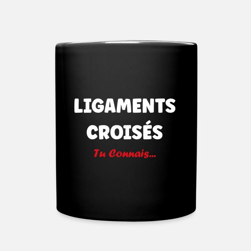 Foot ligaments croisés - Mug uni - noir