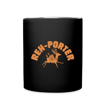 Reporter-Humor Journalist Lustig Idee - Tasse einfarbig - Schwarz - Vorne