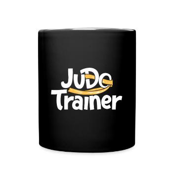 Judo-Trainer Präsent Ideen Kampfsport Matte - Tasse einfarbig - Schwarz - Vorne