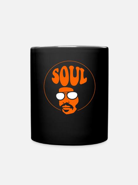 Soul Musik Black Music Jazz - Full Colour Mug - black