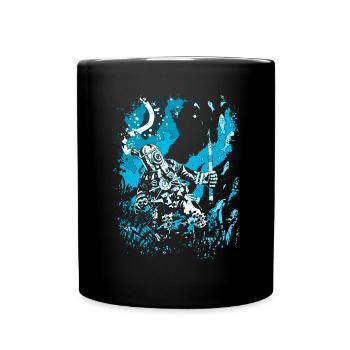 Taucher Tauchen unter Wasser Meer Scuba Geschenk - Tasse einfarbig - Schwarz - Vorne