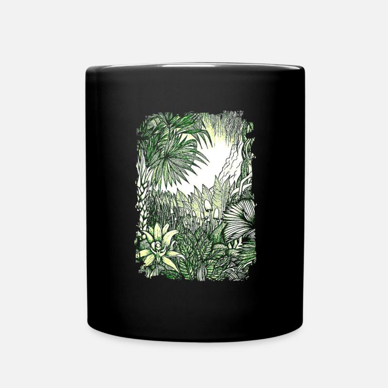Jungle rainforest conservation Amazonas nature - Full Colour Mug - black