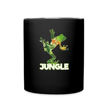 Jungle Frog Protection des animaux Conservation Amazon - Mug uni - noir - Devant