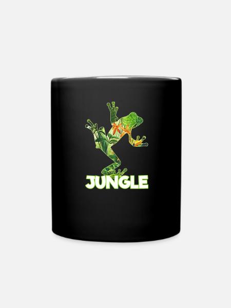 Jungle Frog Protection des animaux Conservation Amazon - Mug uni - noir