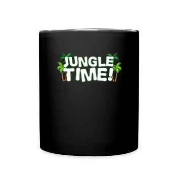 Dschungel Regenwald Naturschutz Amazonas Natur - Tasse einfarbig - Schwarz - Vorne