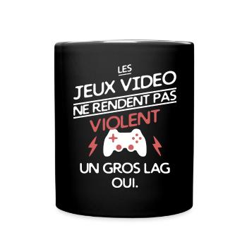 Gamers - le lag - Mug uni - noir - Devant