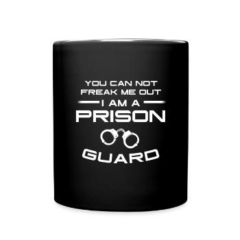 Gardiens de prison - Mug uni - noir - Devant
