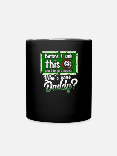Billard billard billard billard billard billard - Mug uni - noir