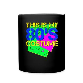 C'est mon costume des années 80 - Mug uni - noir - Devant